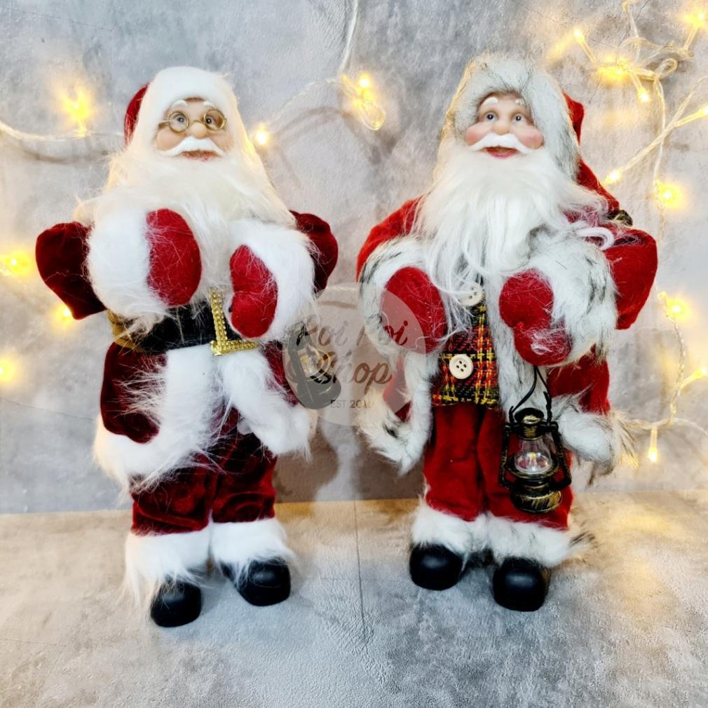 Patung Santa Figur Boneka Sinterklas Natal 30cm Christmas Boneka Sinterklas Santaclaus Doll Hadiah S