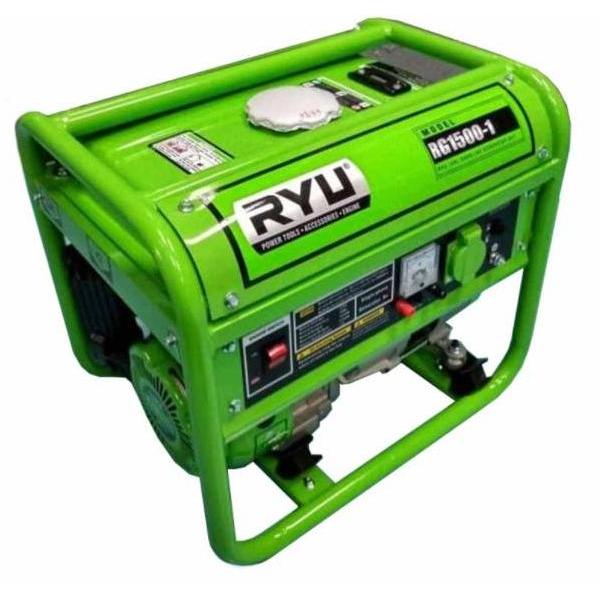 Spesial Generator Ryu Rg 1500-1 Genset 1000 Watt 4 Tak Bensin Murni Rg1500