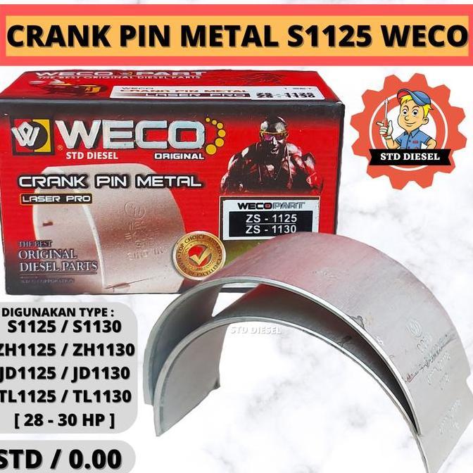Spesial Crank Pin Metal Merk Weco S1125 Zs1125 Zh1125 Jd1125 Tl1125 S1130 Zs1130 Tl1130 Zh1130 Jd113