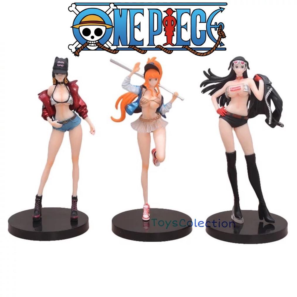 Figure - ACTION FIGURE ONE PIECE NAMI BOA NICO ROBIN FASHION SEXY GIRL STATUE TOPPER MAINAN PAJANGAN