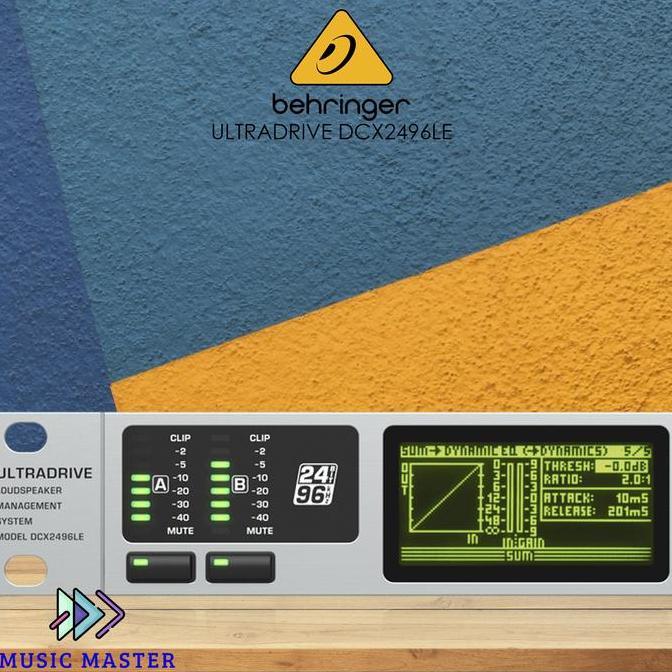 Behringer DCX2496LE Loudspeaker Management System - DLMS - 2 Inputs