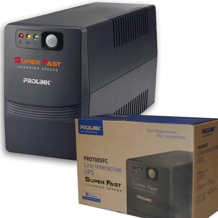 Ups + Stabilizer Komputer Prolink 1200Va 1200 Va 1201 Original Dan Terpercaya