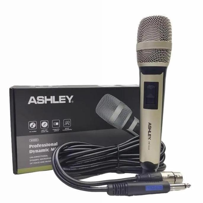 Volk- Microphone Kabel Ashley Dm Voice Original Ashley Kabel Mikrofon