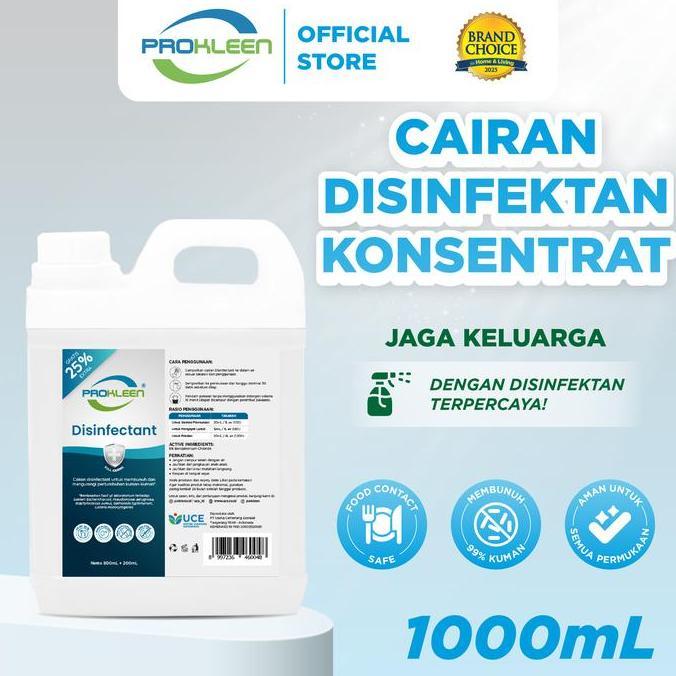 Enimx- Disinfectant Antiseptik Konsentrat Cairan Desinfektan Prokleen 1L