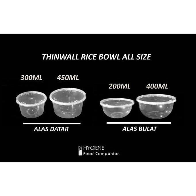 Good- Mangkuk Plastik 450ml / Mangkok Plastik Bowl / Thinwall 450 ml