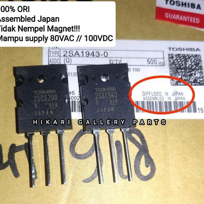 Volk- 1 Set Termasuk Baut Mur + Mika Transistor Oriii Toshibaa 2Sa1943/2Sc5200 Seri 918 Dapat Mika +