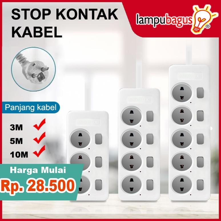 lstrk- Stop Kontak Kabel + Saklar On Off / Stop Kontak Kabel Switch On Off