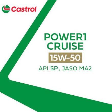 Hiww- Oli Mesin Motor Castrol Power1 Cruise 4T 15W-50 (1L)