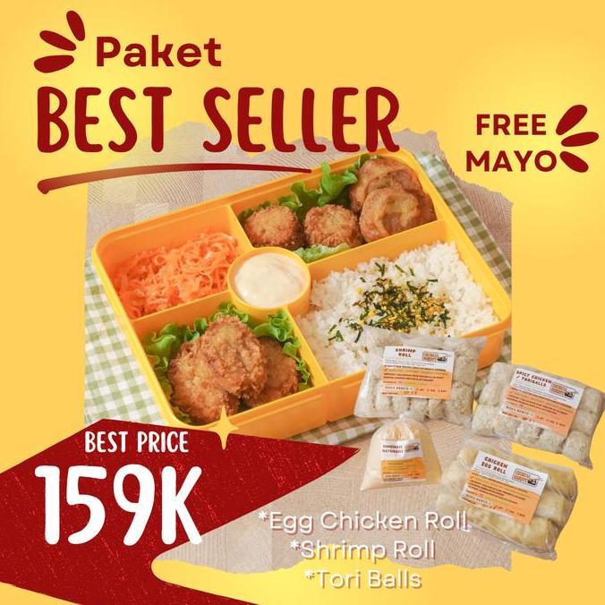 Paket Hemat Best Seller Roku Bento Bandung