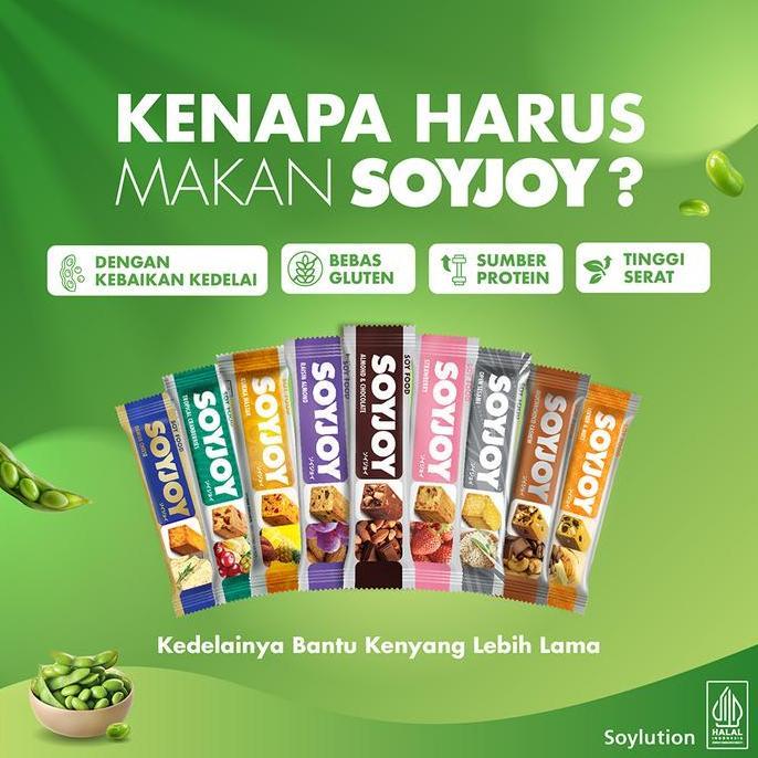 SOYJOY Snack Bar Kedelai All Variant - 24 Bar