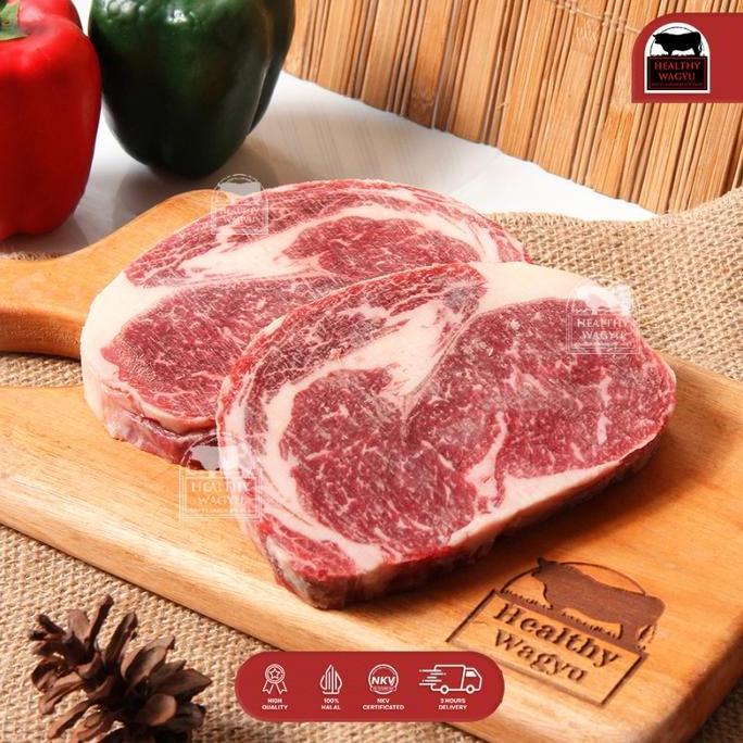 Australian Premium Wagyu Ribeye Wagyu Steak Mb 5+ 500gr