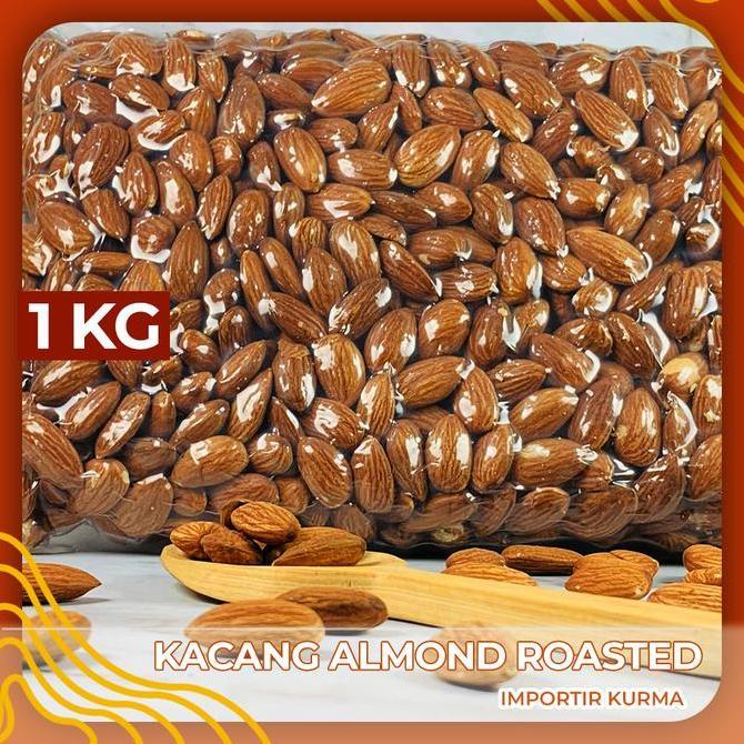 ALMOND ROASTED 1kg KACANG ALMOND PANGGANG / ALMOND PANGGANG ROASTED