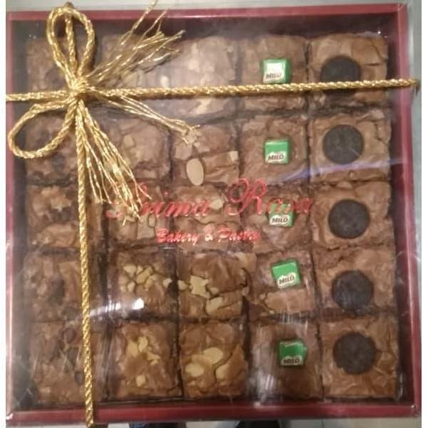 MIX BROWNIES SEKAT LARGE ORIGINAL PRIMA RASA BANDUNG BEST SELLER JAJAN
