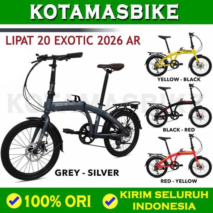 Terlaris Sepeda Lipat Exotic 16 Inch 2026 Ar 2026Ar Shimano Banyak Bonus