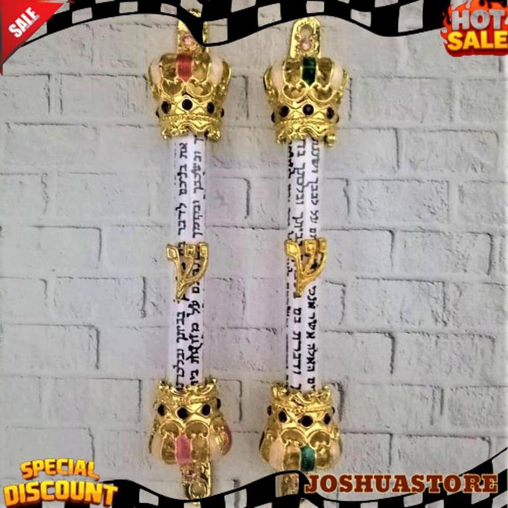 Hiasan Pajangan Dekorasi Pintu Rumah Mezuzah Souvenir Rohani Profetik Kristen BIGDEAL