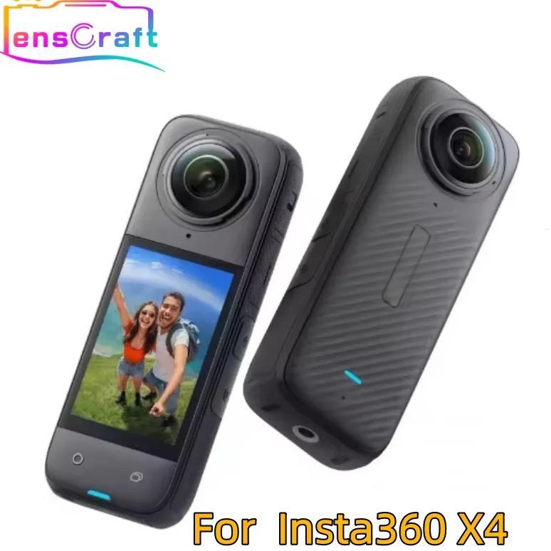 For Insta360 X4 Waterproof 8K 360 Action Camera,4K Wide-Angle Video, AI Editing Stabilization, for S