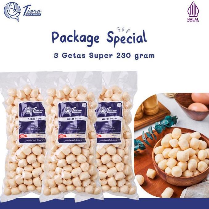 SIAPKIRIM Getas Super Ikan Tenggiri Asli Belinyu Bangka - Package Special Getas Super Tiara READY ST