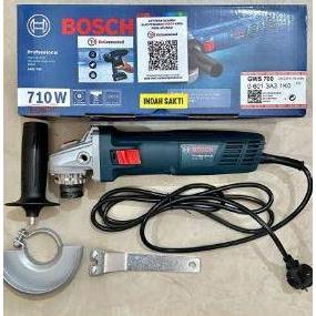 BOSCH Mesin Gerinda Tangan GWS 700 710 W 4 Inch Angle Grinder GWS700