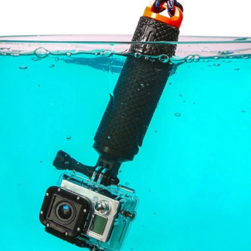 New Float Hand Grip Buoyancy Rod Pole Stick Monopod Tripod for Gopro Go Pro Hero 9/8/7/6/5/4/3 Xiomi