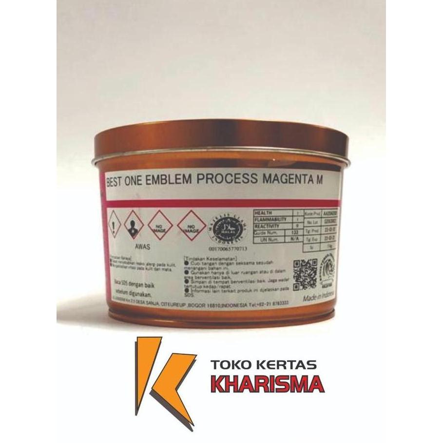 Tinta Cetak , Cemani Toka , Best One Emblem Process Magenta M