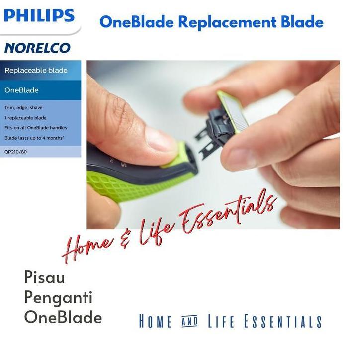Littlehn- Refill Philips Oneblade Mata Pisau Cukur Untuk Philips Oneblade