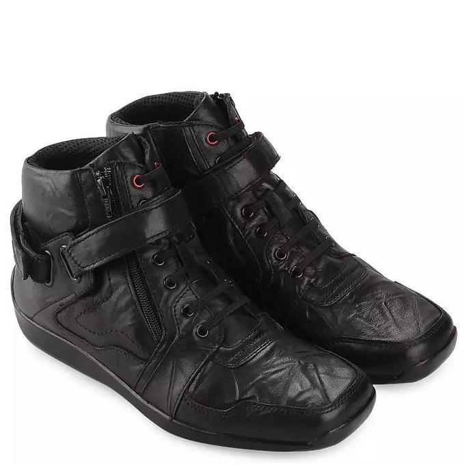 GINO MARIANI Elario 3 Original Sepatu Boots Casual Pria - Black