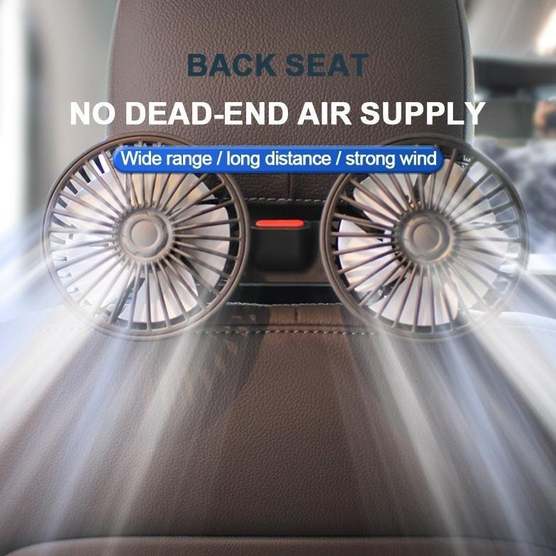 Kipas Angin Mobil 5v Ventilator Mobil Kipas Angin Mini Untuk Tiga Kecepatan Angin Rotasi 360