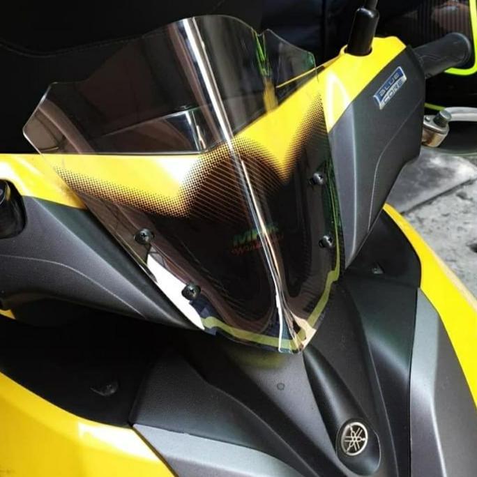 Visor Windhsield Aerox Mhr Carbon Asli