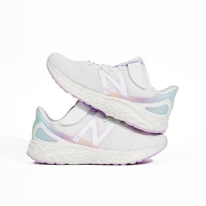 NB Kids Fresh Foam Arishi v4 Bungee Lace Top Strap Little White Taro [PAARIFG4] Original