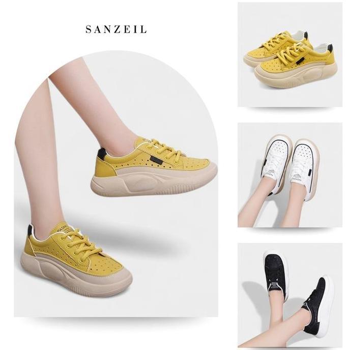 PROMO - SANZEIL Faye Shoes Casual Sneakers sport Wanita Sol Tebal 0238