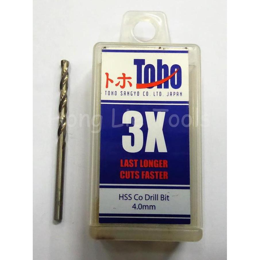 Mata Bor Besi / HSS Cobalt Toho 4 mm ASLI