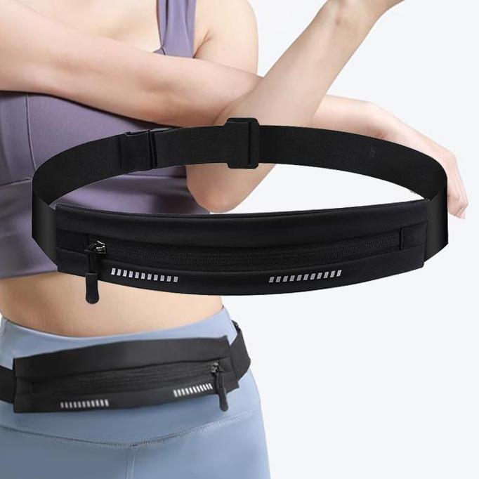 Running Belt Multifungsi - Tas Pinggang Pria Wanita Waterproof Tempat HP