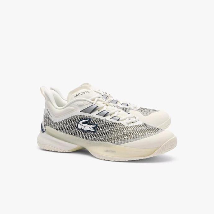 Lacoste Men's Ag-Lt23 Ultra Tennis Shoes Sepatu Tennis Pria - White