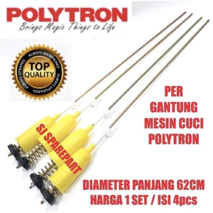 SHOCK BREAKER SUSPENSI PER GANTUNG MESIN CUCI POLYTRON TOP LOADING DISKON
