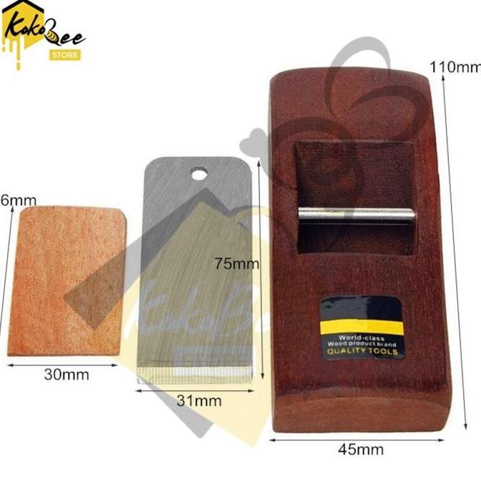 Yourpw- Alat Mesin Ketam Serut Kayu Mini Manual Hand Planer Trimming Plane