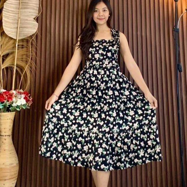 Dress Tali Serut Rayon / Dress Serut