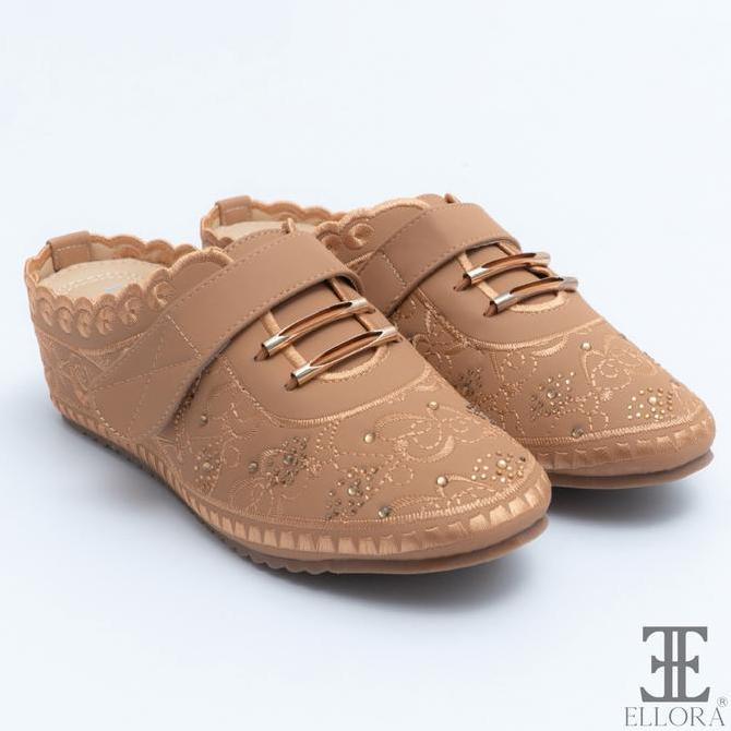 PROMO - ELLORA EY-9212 Sepatu Sandal Wanita Wedges Import