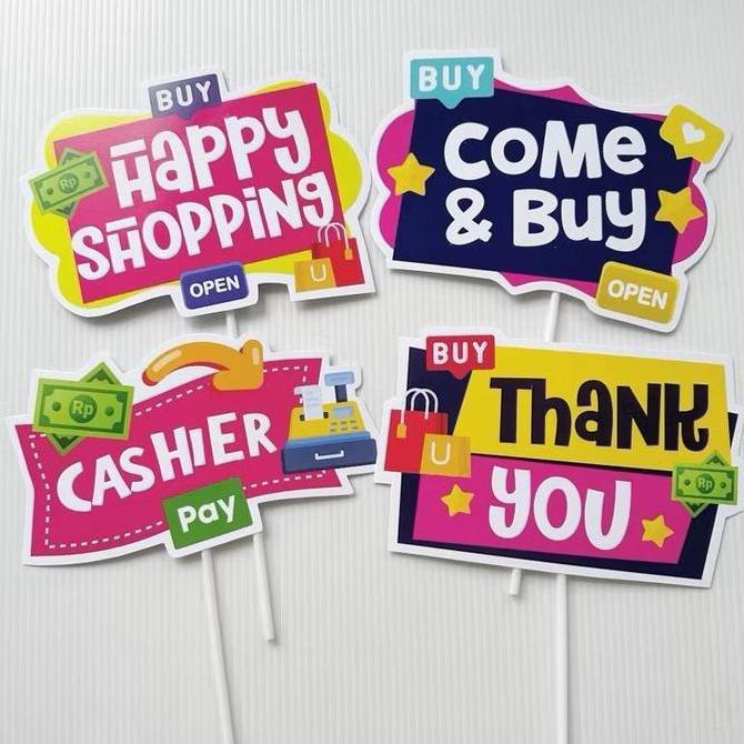 Ptyt- Dekorasi Market Day Props Photobooth