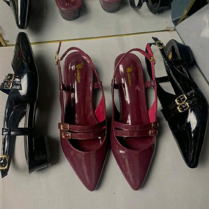 TERBARU - sandal wanita Loli 01 mule ukuran jumbo 41-45