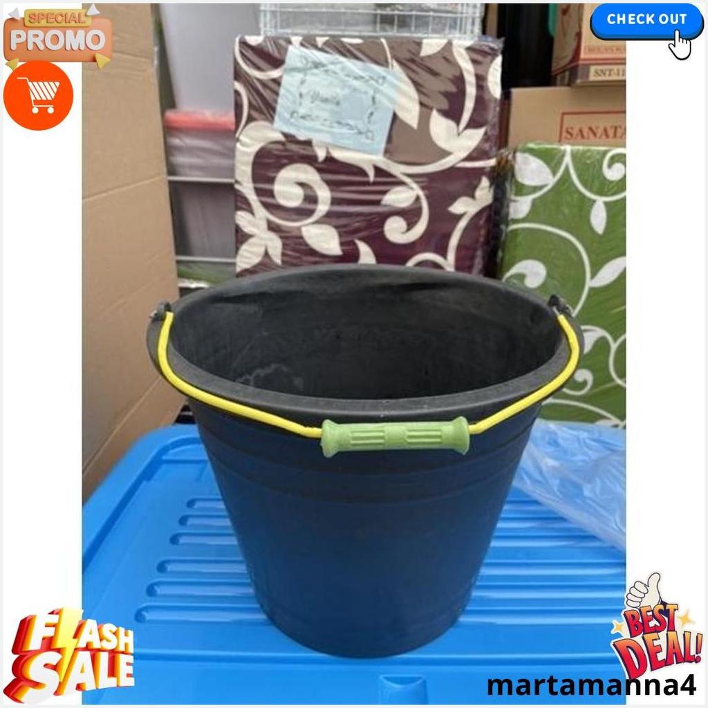 New Ember Cor Karet / Ember Hitam / Ember Anti Pecah / Ember 10-15-20 Liter Terlaris