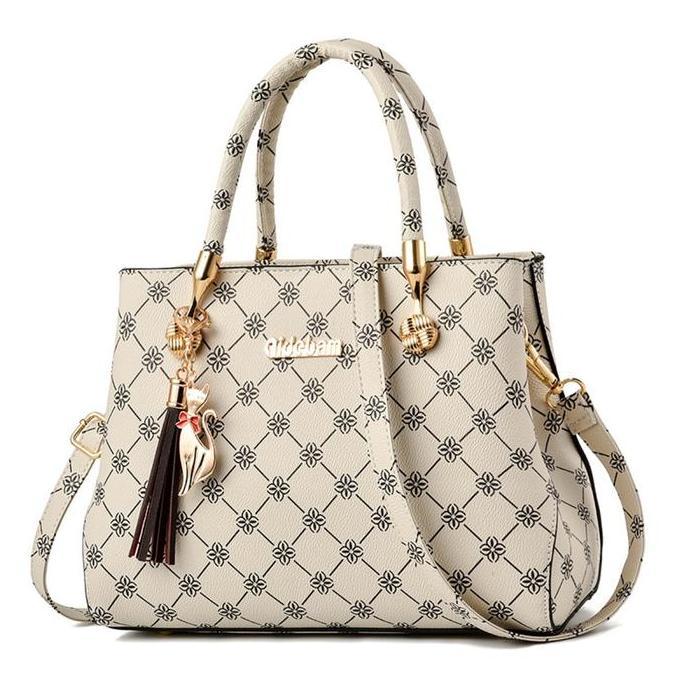 TERLARIS - Tas Selempang Wanita Pesta Aidebam Motif Gambar WS - ALD 10 Kulit