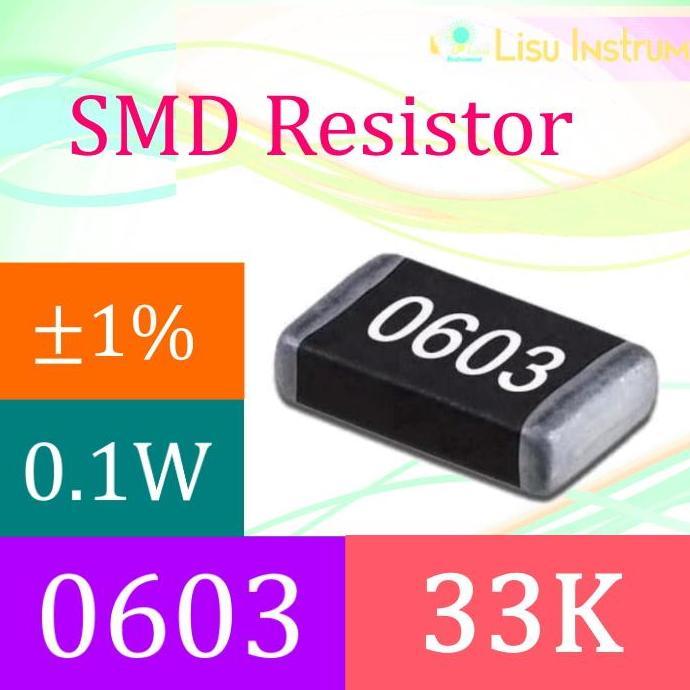 33K 0603 1% THICK FILM RESISTORS SMD CHIP RESISTOR 3302 33K