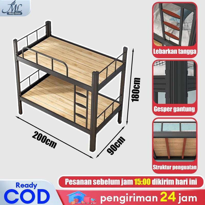 Ranjang Susun Besi Ranjang Tingkat Tempat Tidur Susun Asrama, Tempat Tidur Anak Tempat Tidur Tingkat