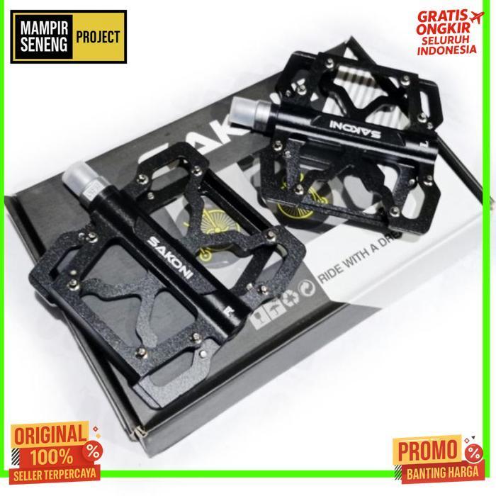 Sale (Promo) Pedal Sepeda Mtb Sakoni 3 Bearing Alloy