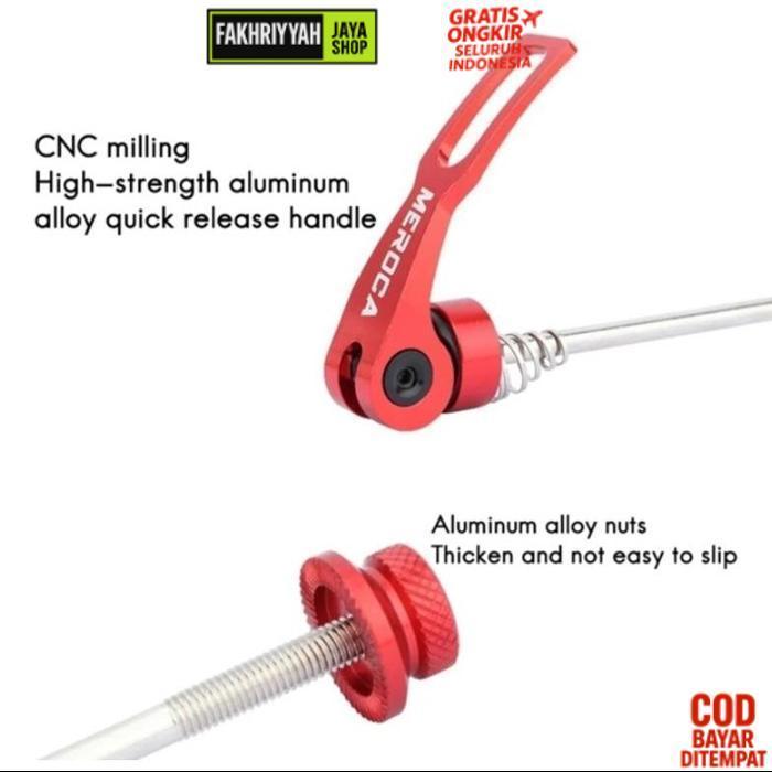 Murah Meroca Qr Quick Release Sepeda Hub Freehub As Skewer Free Hub Sepeda