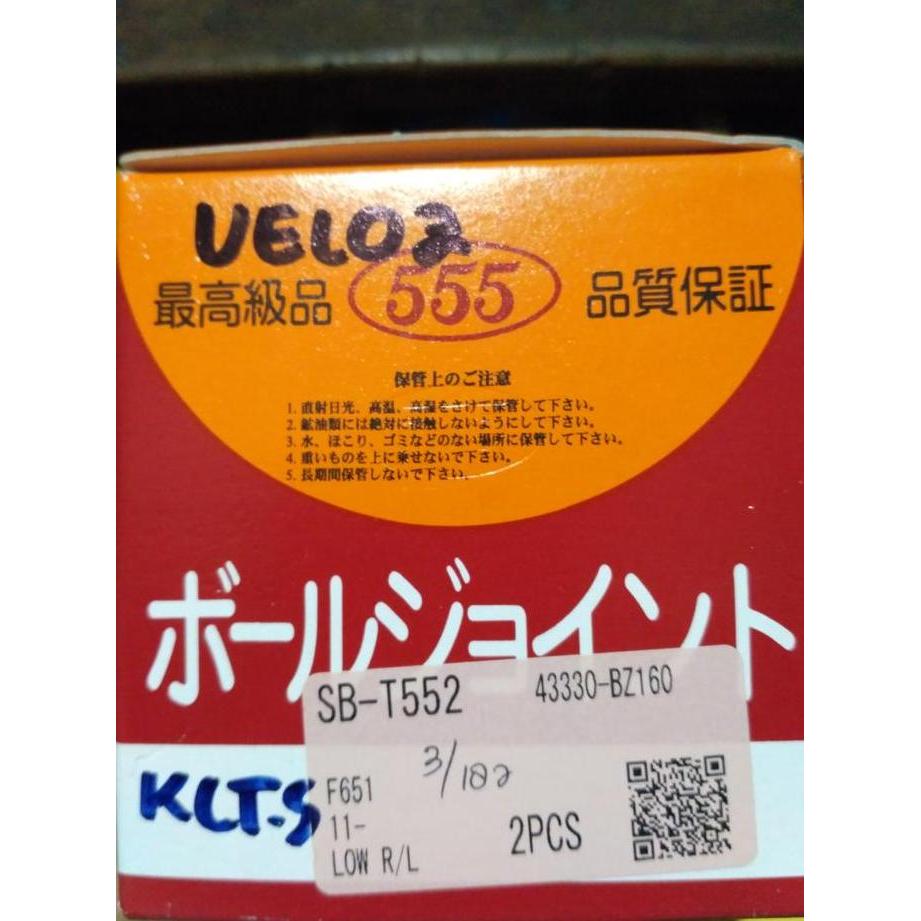 PROMO - ball joint avanza all new avanza 2012-2015 merk 555 japan