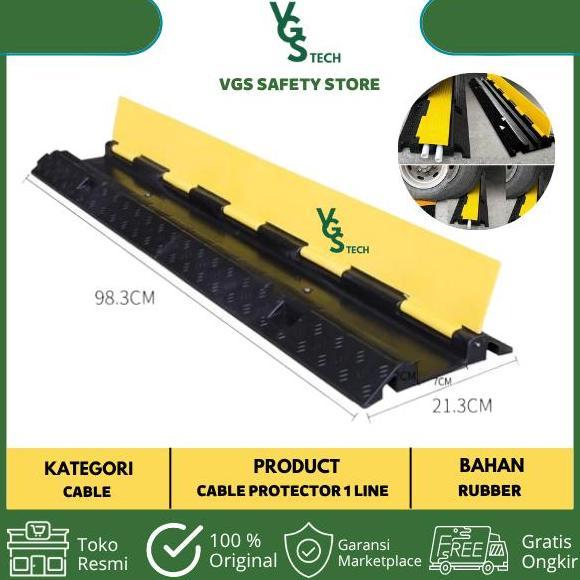 Cable Protector Pelindung kabel  Speed Bump 1 Line