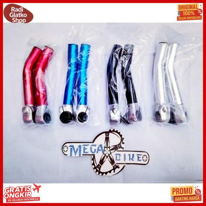 Murah Tanduk Alloy Warna Panjang Bar End Hand Grip Stang Horn Sepeda Lipat Mtb Handlebar N0 Zoom Car