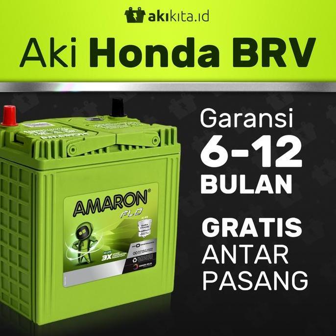 TERMURAH - Aki Mobil Honda BRV Amaron 12V 35 Ah - 40 Ah Gratis Pemasangan Aki