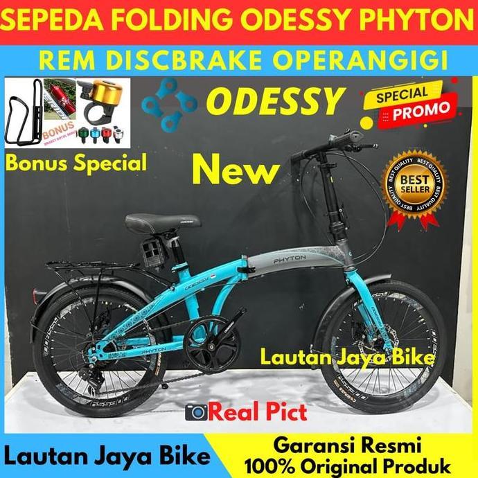 Terlaris Sepeda Lipat 16 Odessy Phyton 7Speed